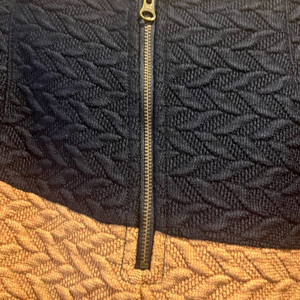 Anthropologie HD in Paris Color Block Pencil Skirt Neutrals Textured SZ 6 preppy - Picture 8 of 12